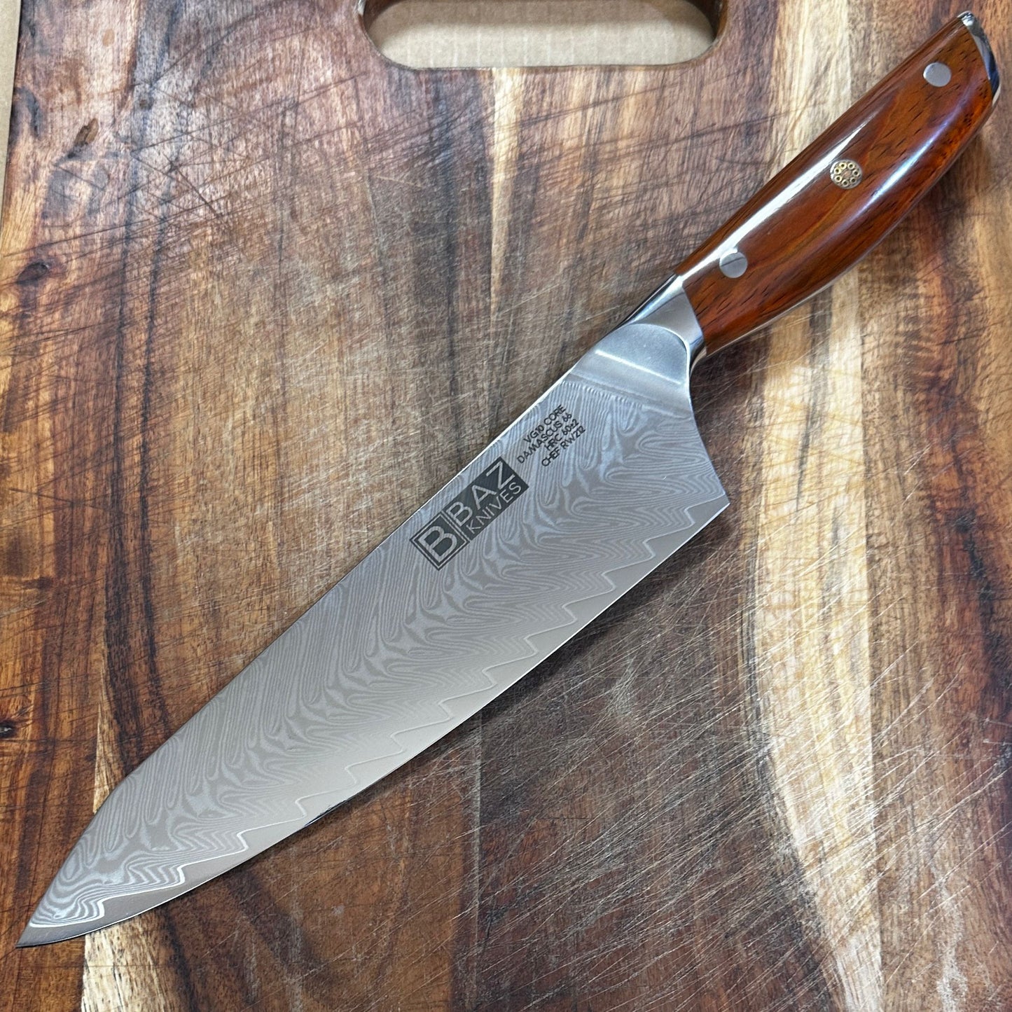 The BAZ™ Chef Knife VG-10 Damascus RW212