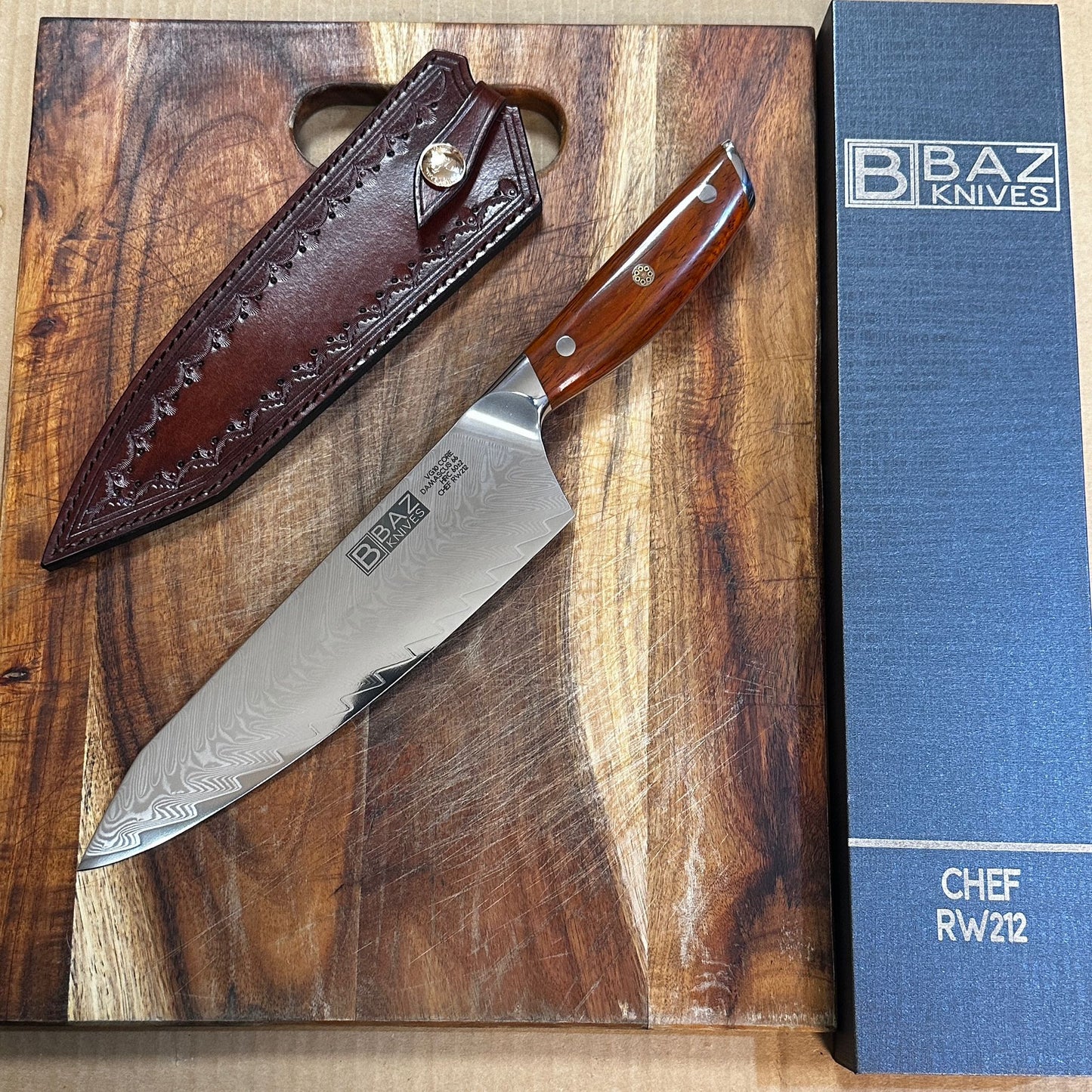 The BAZ™ Chef Knife VG-10 Damascus RW212