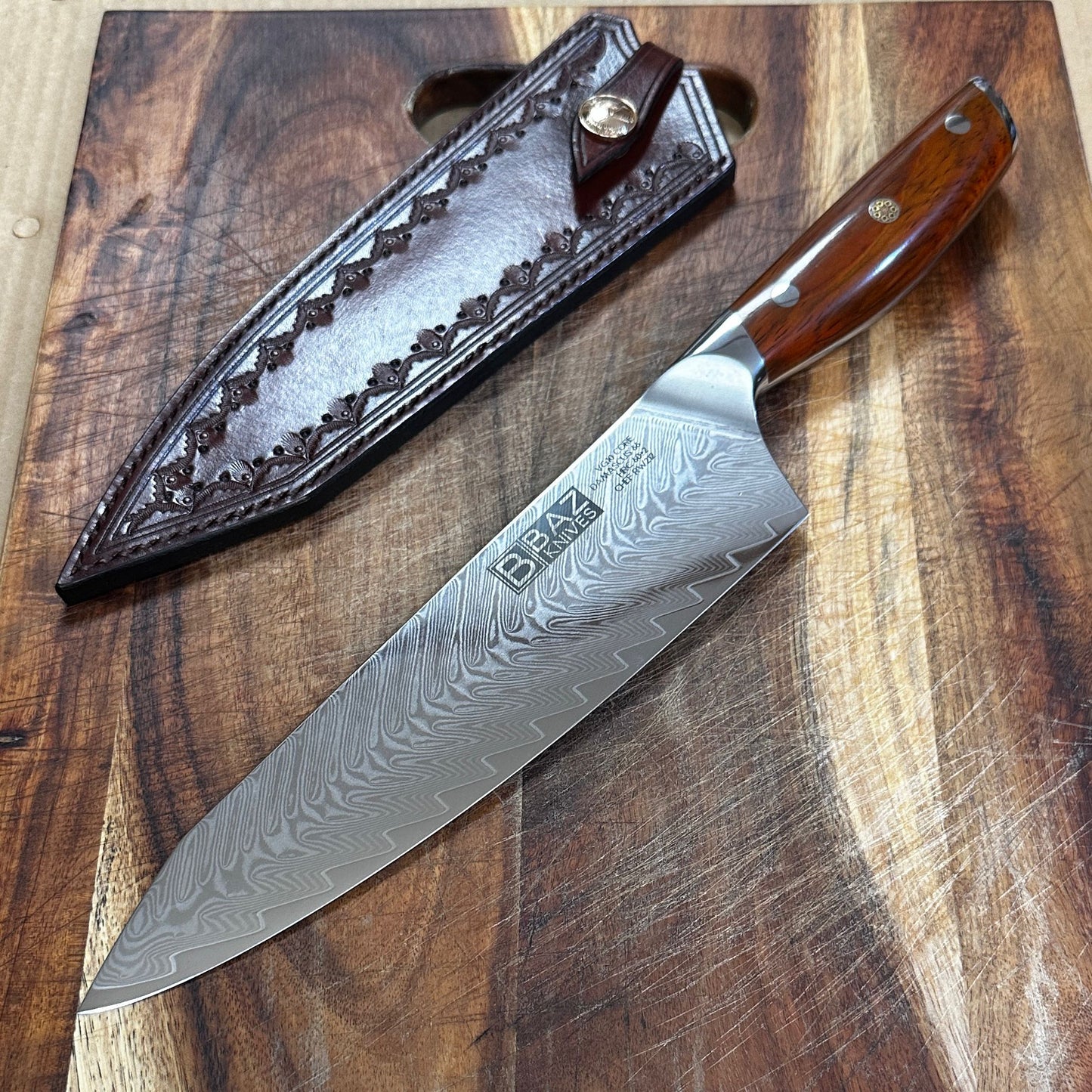 The BAZ™ Chef Knife VG-10 Damascus RW212