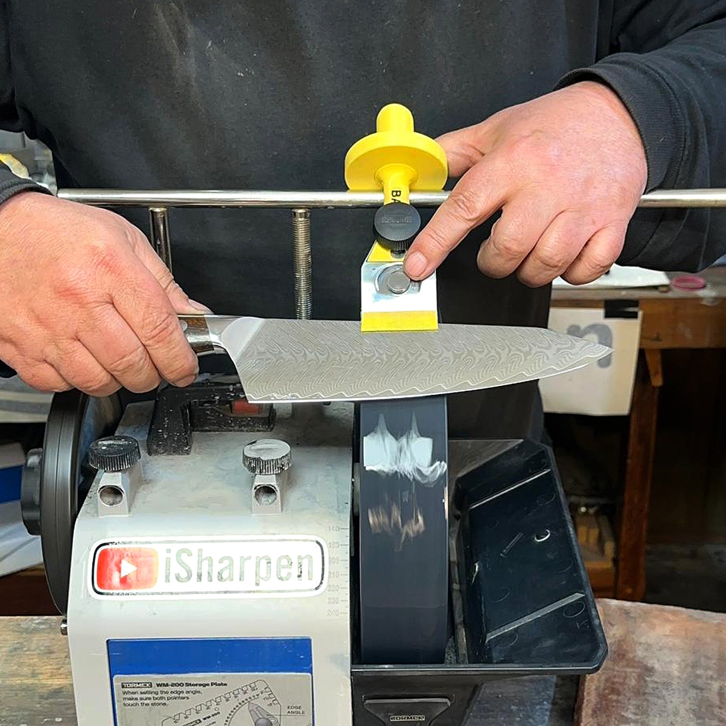 The BAZ™ Knife Sharpening Jig Handle V3.0